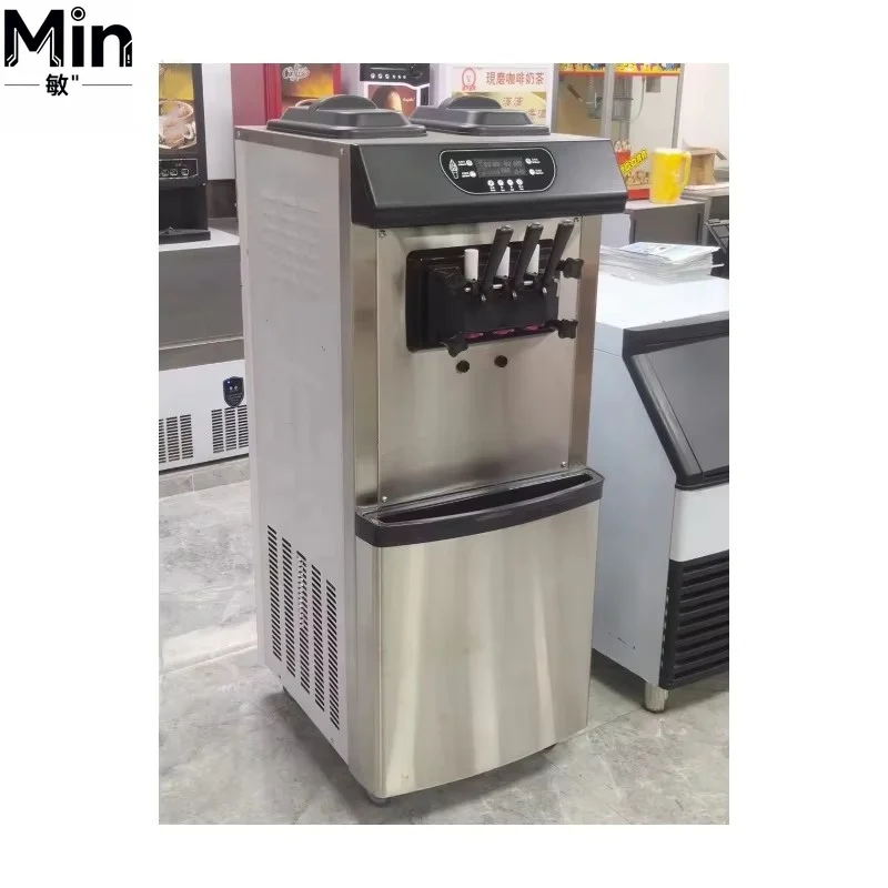 30-35L/H Three Flavor Soft Serve Ice Cream Maker Stainless Steel Commercial Automatic Machine
30-35L/H Three Flavor Soft Serve Ice Cream Maker Stainless Steel Commercial Automatic Machine