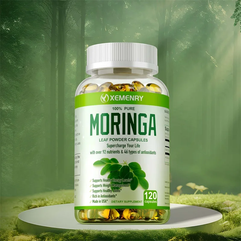 Organic Moringa Capsules - Supports Joint, Bone and Skin Health, Maintains Vitality, Boosts Energy and Promotes Metabolism
Organic Moringa Capsules - Supports Joint, Bone and Skin Health, Maintains Vitality, Boosts Energy and Promotes Metabolism