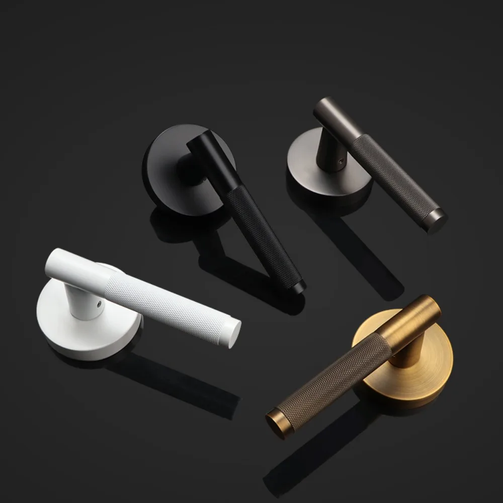 Sanding Handle Design Three Bar Lock Mute Single Toilet Tongue Handle Lock No Key Zinc Alloy Modern Indoor Door Rod Lock
Sanding Handle Design Three Bar Lock Mute Single Toilet Tongue Handle Lock No Key Zinc Alloy Modern Indoor Door Rod Lock