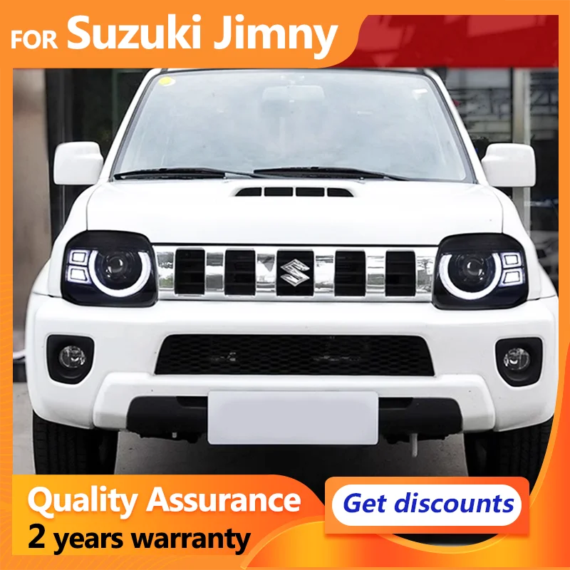 Фара для Suzuki Jimny, светодиодные фары 2007-2017, фары DRL, указатель поворота, светодиодный объектив проектора, ближний свет, автоаксессуары
Фара для Suzuki Jimny, светодиодные фары 2007-2017, фары DRL, указатель поворота, светодиодный объектив проектора, ближний свет, автоаксессуары