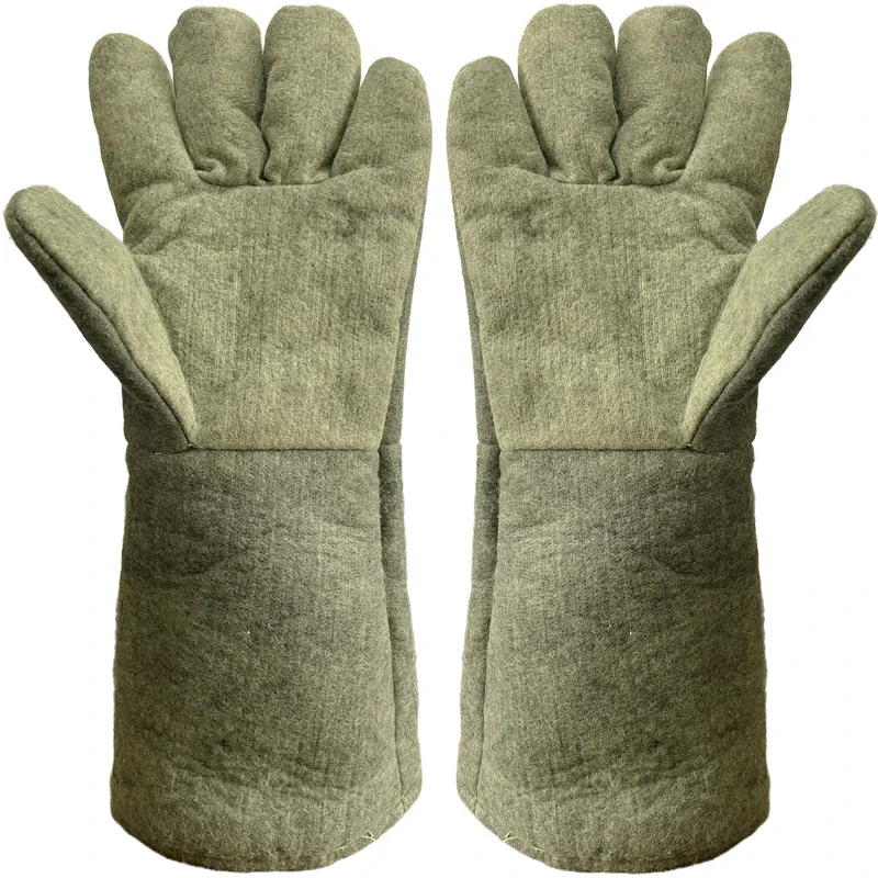 *Gloves labor protection high temperature resistance electric welding anti-scalding heat insulation fire protection gloves 
*Gloves labor protection high temperature resistance electric welding anti-scalding heat insulation fire protection gloves