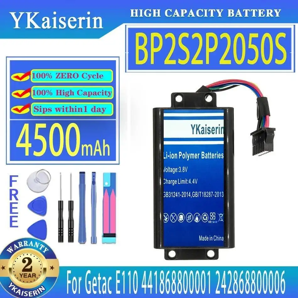 High-Capacity For Getac E110 441868800001 242868800006 4500Mah Laptop Battery BP2S2P2050S Long Lasting
High-Capacity For Getac E110 441868800001 242868800006 4500Mah Laptop Battery BP2S2P2050S Long Lasting
