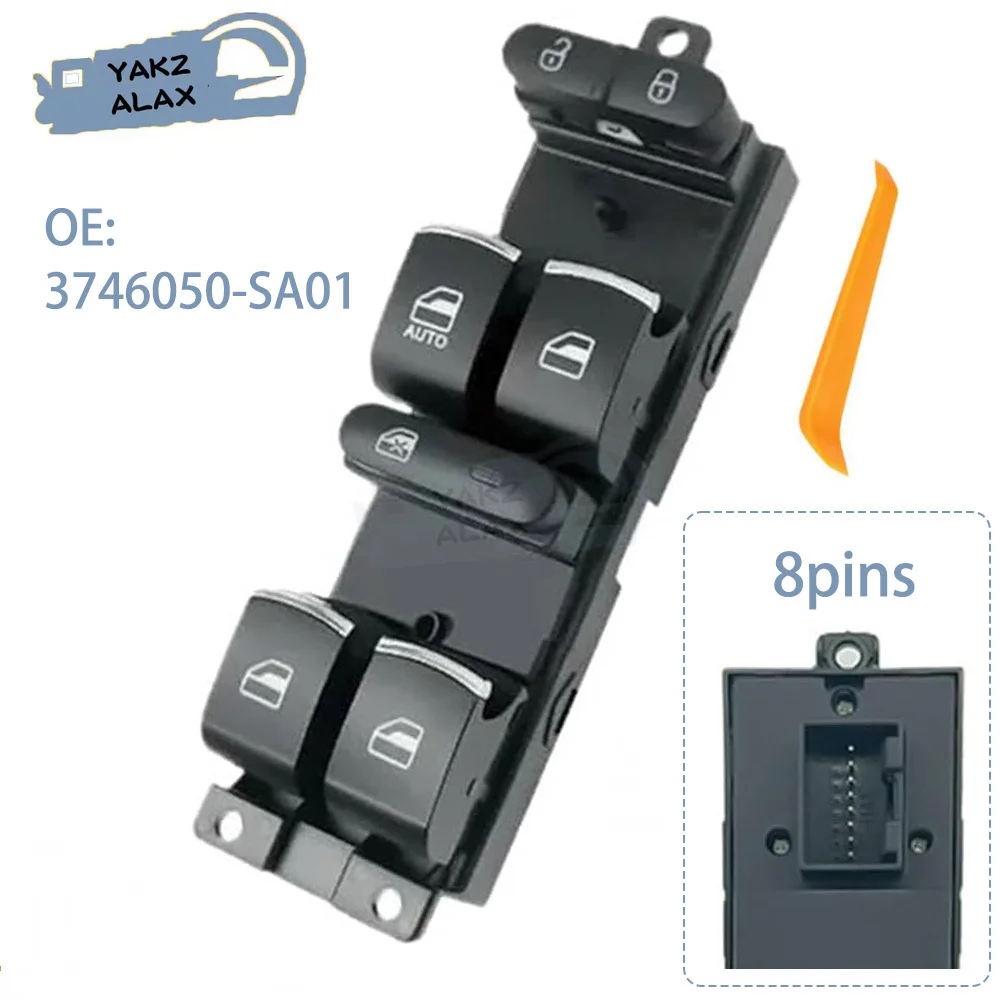 3746050-SA01 Front Left Electric Master Power Window Control Switch Glass Regulator Button for DFSK Glory 580 Car Accessories
3746050-SA01 Front Left Electric Master Power Window Control Switch Glass Regulator Button for DFSK Glory 580 Car Accessories