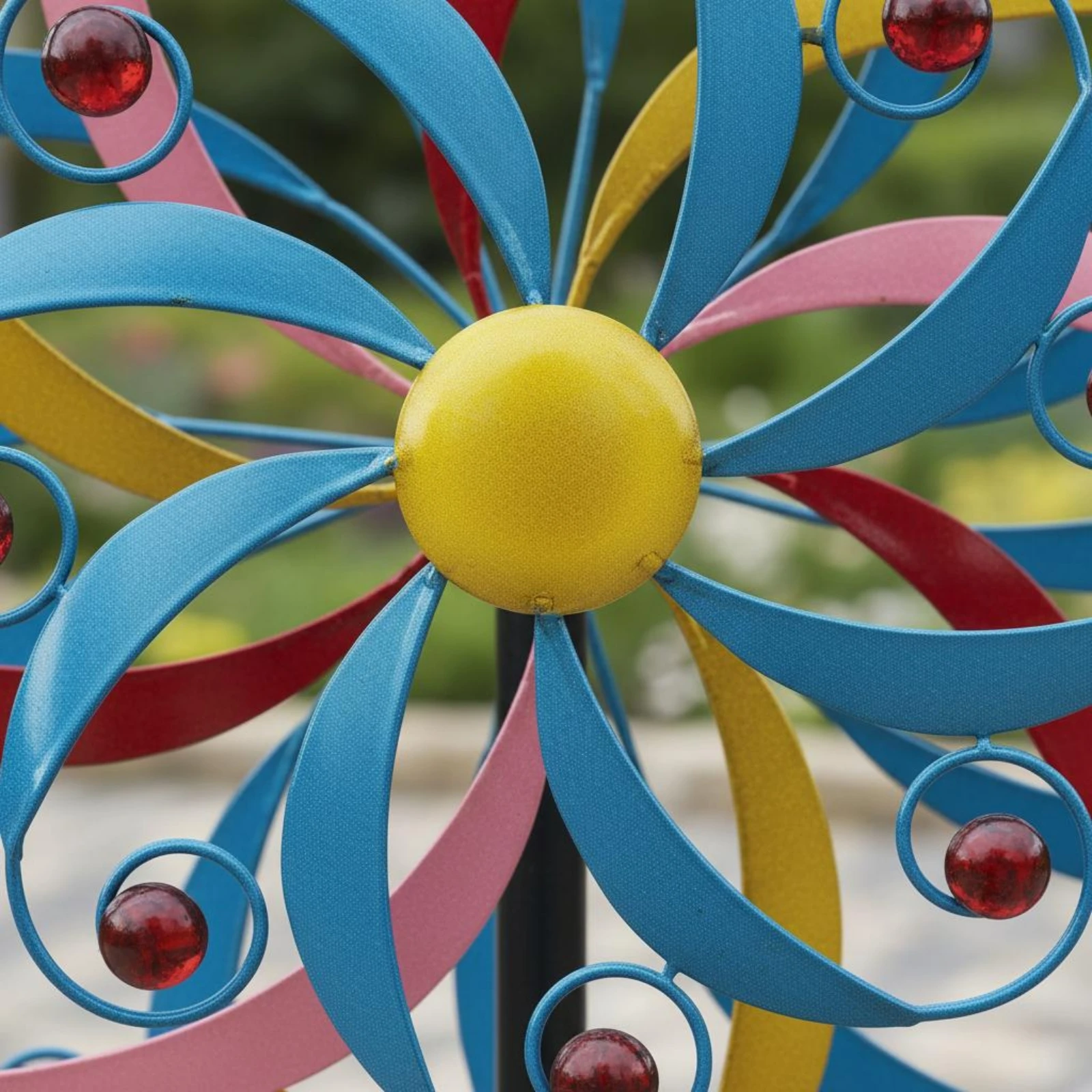 Three Layer Wind Twirler Decor Eye Catching Colorful Garden Twirler Metal Wind Twirler Outdoor Use Weather Resistant for Patio
Three Layer Wind Twirler Decor Eye Catching Colorful Garden Twirler Metal Wind Twirler Outdoor Use Weather Resistant for Patio