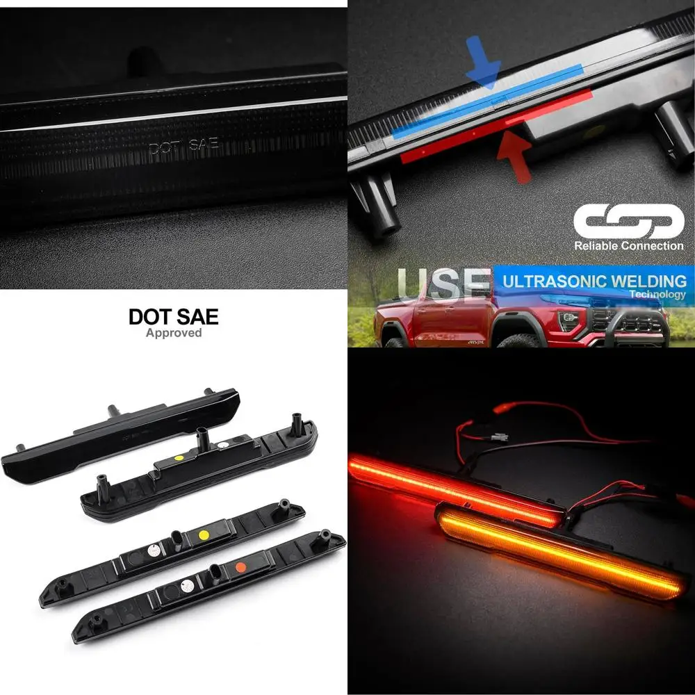 Замена боковых габаритных фонарей со светодиодной подсветкой для пикапа GMC Canyon 2023+ янтарного цвета, передние и задние красные боковые габаритные огни, левое и правое крыло, OEM Fit Sidem
Замена боковых габаритных фонарей со светодиодной подсветкой для пикапа GMC Canyon 2023+ янтарного цвета, передние и задние красные боковые габаритные огни, левое и правое крыло, OEM Fit Sidem