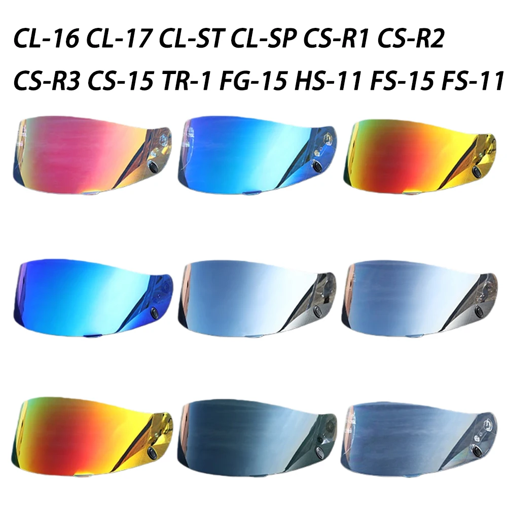 Motorcycle Helmet Shield Lens For HJC CL-16 CL-17 CL-ST CL-SP CS-R1 CS-R2 CS-15 TR-1 FG-15 HS-11 FS-15 FS-11 Helmet Visor Face
Motorcycle Helmet Shield Lens For HJC CL-16 CL-17 CL-ST CL-SP CS-R1 CS-R2 CS-15 TR-1 FG-15 HS-11 FS-15 FS-11 Helmet Visor Face