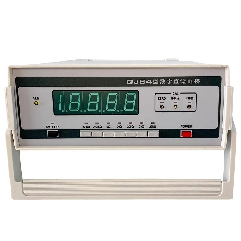 QJ84 QJ84A digital DC double-arm bridge, portable DC bridge, digital display bridge
QJ84 QJ84A digital DC double-arm bridge, portable DC bridge, digital display bridge