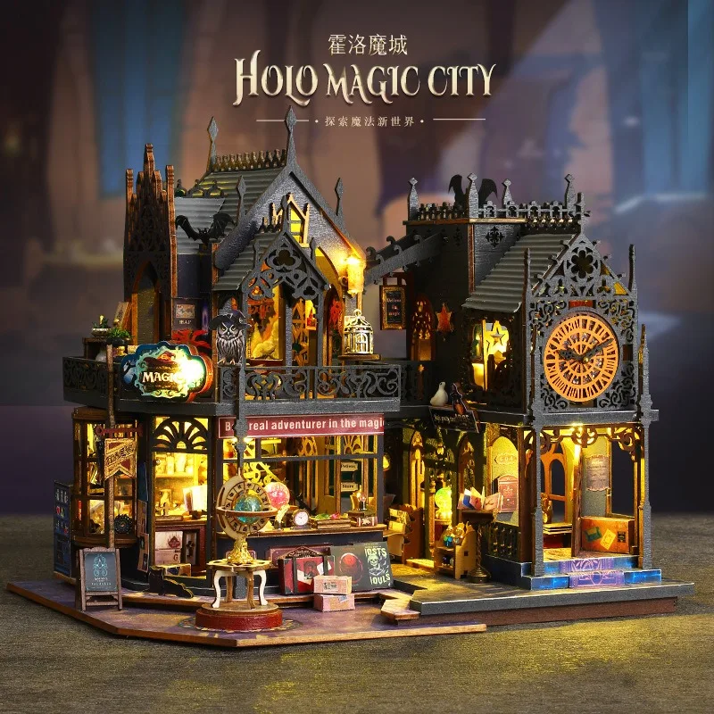 New 3D Wooden Puzzle Mini Doll House DIY Small House Kit Building Assembly Model Toy Home with Dollhouse Desk Accessories
New 3D Wooden Puzzle Mini Doll House DIY Small House Kit Building Assembly Model Toy Home with Dollhouse Desk Accessories