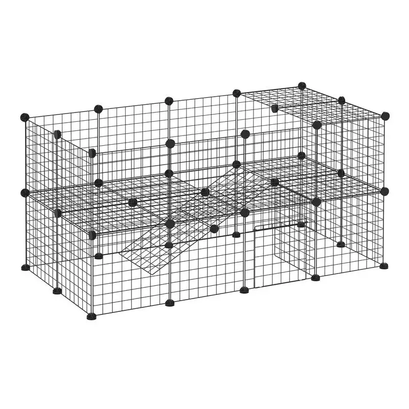 DIY Pet Playpen Metal Wire Fence Indoor Outdoor Rabbit Small Animals Cage 36 Panel Enclosure Black
DIY Pet Playpen Metal Wire Fence Indoor Outdoor Rabbit Small Animals Cage 36 Panel Enclosure Black