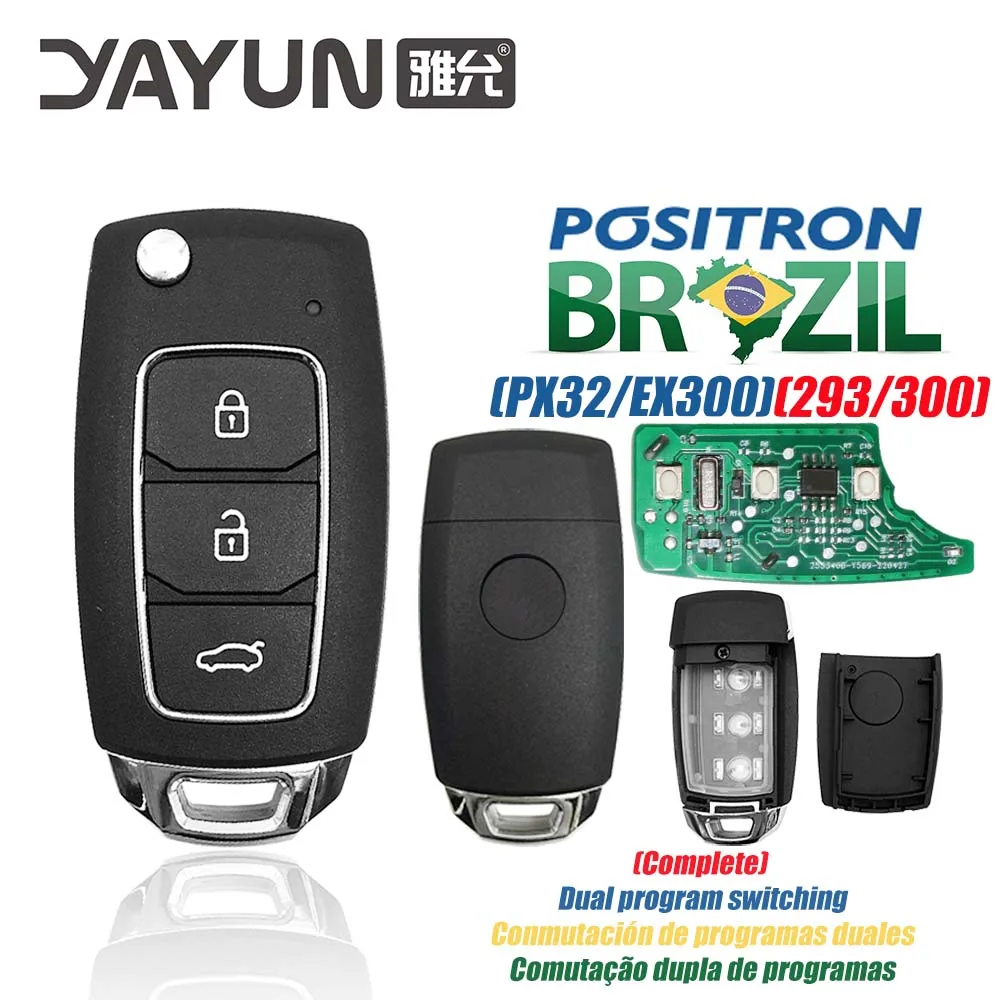 YAYUN High-Quality Remote Key Alarm System- Double Program (293/300) PX32 FX EX330 360 For Brazil Positron Flex
YAYUN High-Quality Remote Key Alarm System- Double Program (293/300) PX32 FX EX330 360 For Brazil Positron Flex