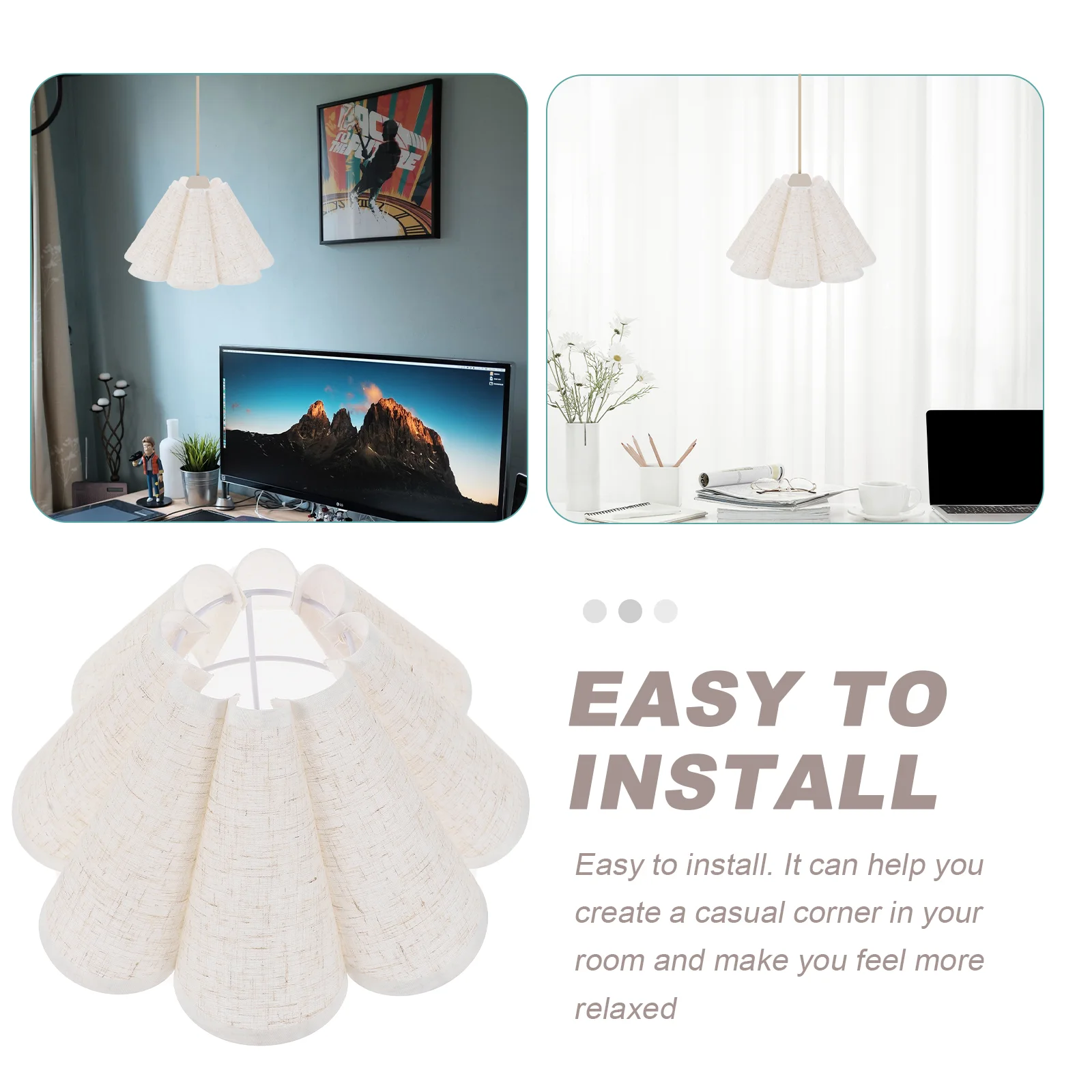 Petal Table Lamp Shade Home Decoration Cloth Lampshade Household Living Room Bright Light Desk Fabric
Petal Table Lamp Shade Home Decoration Cloth Lampshade Household Living Room Bright Light Desk Fabric