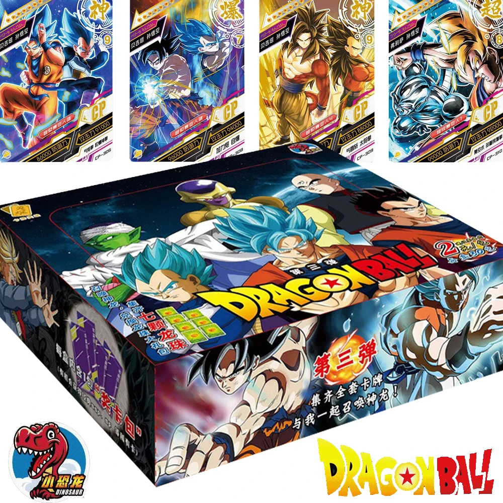 Little Dinosaur Dragon Ball Cards Collection for Kids Son Goku Majin Buu Game Trading Battle Diamond Flash Card Christmas Gifts
Little Dinosaur Dragon Ball Cards Collection for Kids Son Goku Majin Buu Game Trading Battle Diamond Flash Card Christmas Gifts