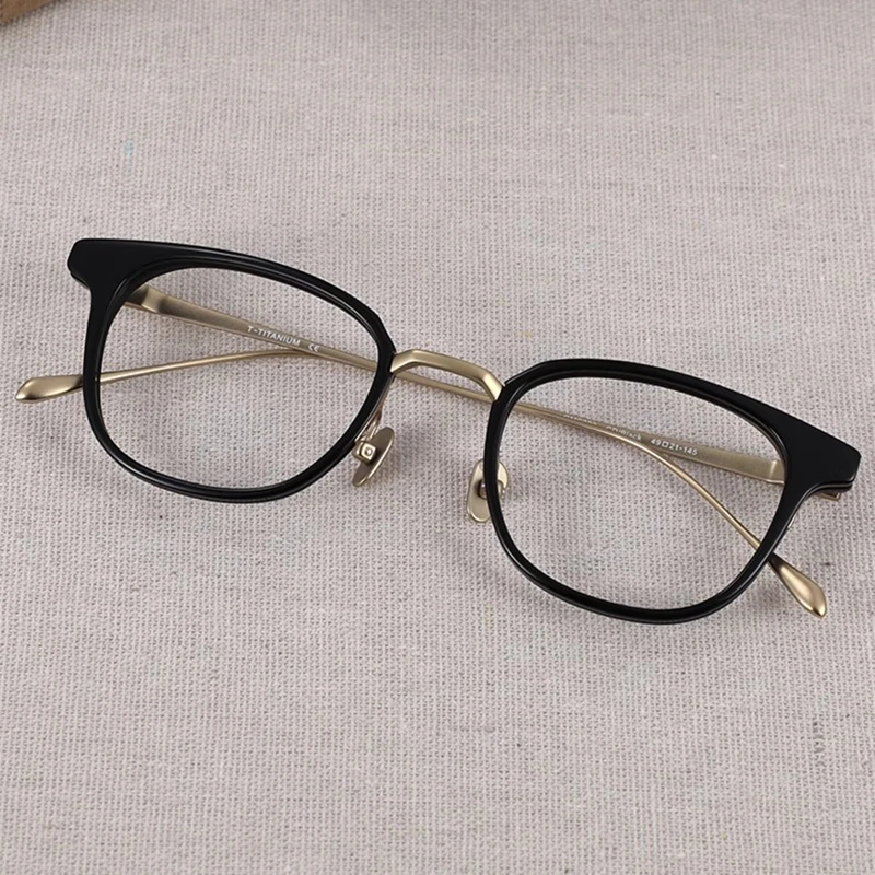 Japanese Brand Design Trendy Square Glasses Frame Women Handmade Retro Eyeglasses Men Vintage Titanium Acetate Full Rim Eyewear
Japanese Brand Design Trendy Square Glasses Frame Women Handmade Retro Eyeglasses Men Vintage Titanium Acetate Full Rim Eyewear