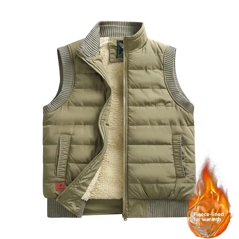 Бархатный жилет из ягненка для мужчин, осенне-зимний утепленный жилет, мужской рабочий жилет-пуховик, кашемировый жилет из ягненка, зимние ветрозащитные жилеты, одежда
Бархатный жилет из ягненка для мужчин, осенне-зимний утепленный жилет, мужской рабочий жилет-пуховик, кашемировый жилет из ягненка, зимние ветрозащитные жилеты, одежда