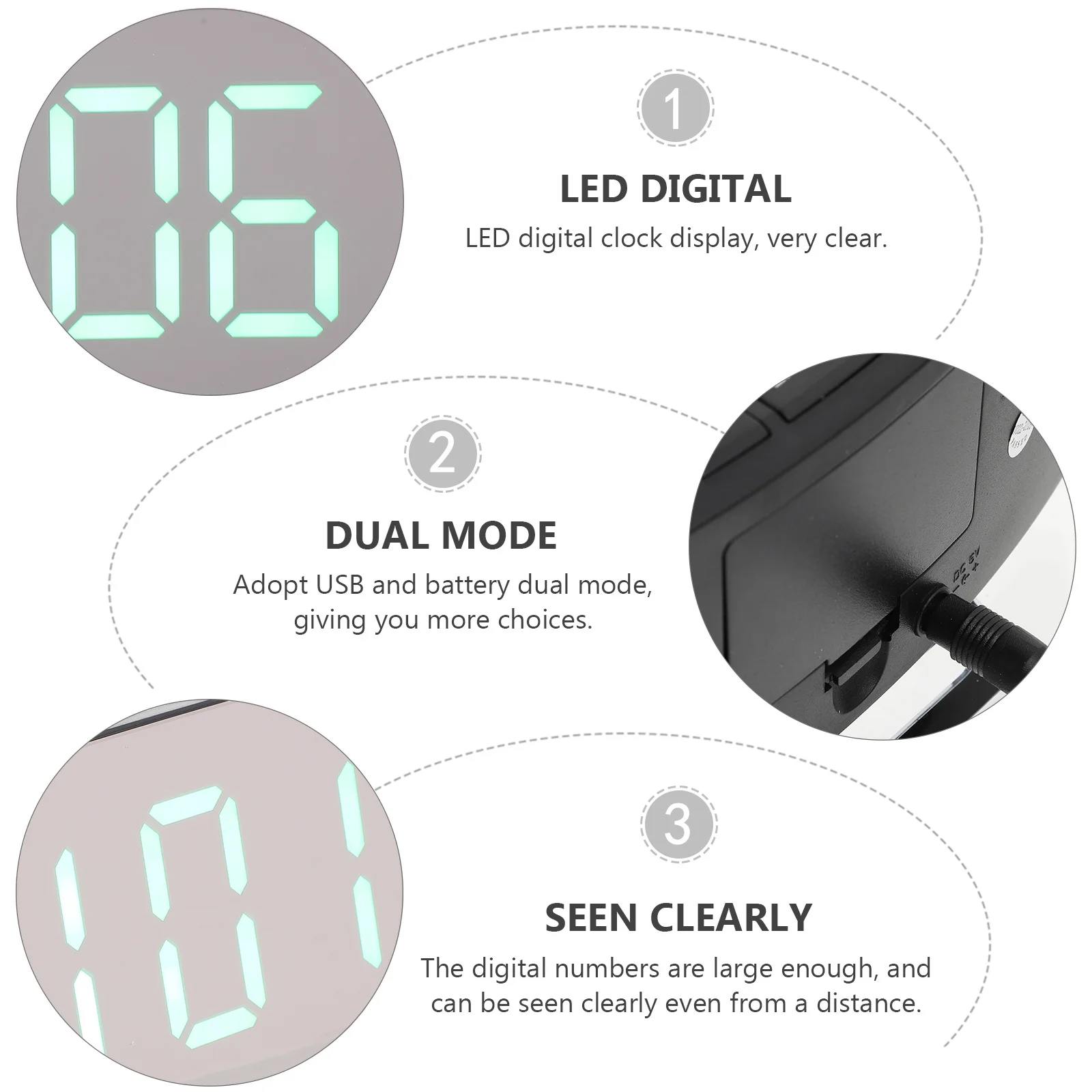 LED Electronic Alarm Clock Desktop Digital Multi-Function Time Table Clock for Bedroom Office Living Room Electronic Clocks
LED Electronic Alarm Clock Desktop Digital Multi-Function Time Table Clock for Bedroom Office Living Room Electronic Clocks