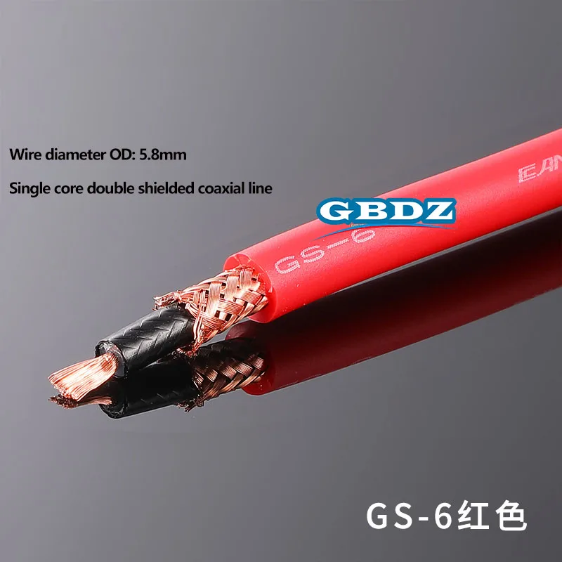 CANARE GS-6 Red Blue Fever Oxygen-Free Copper Microphone Guitar Cables Audio Signal Lines DIY Subwoofer Speaker Cable
CANARE GS-6 Red Blue Fever Oxygen-Free Copper Microphone Guitar Cables Audio Signal Lines DIY Subwoofer Speaker Cable