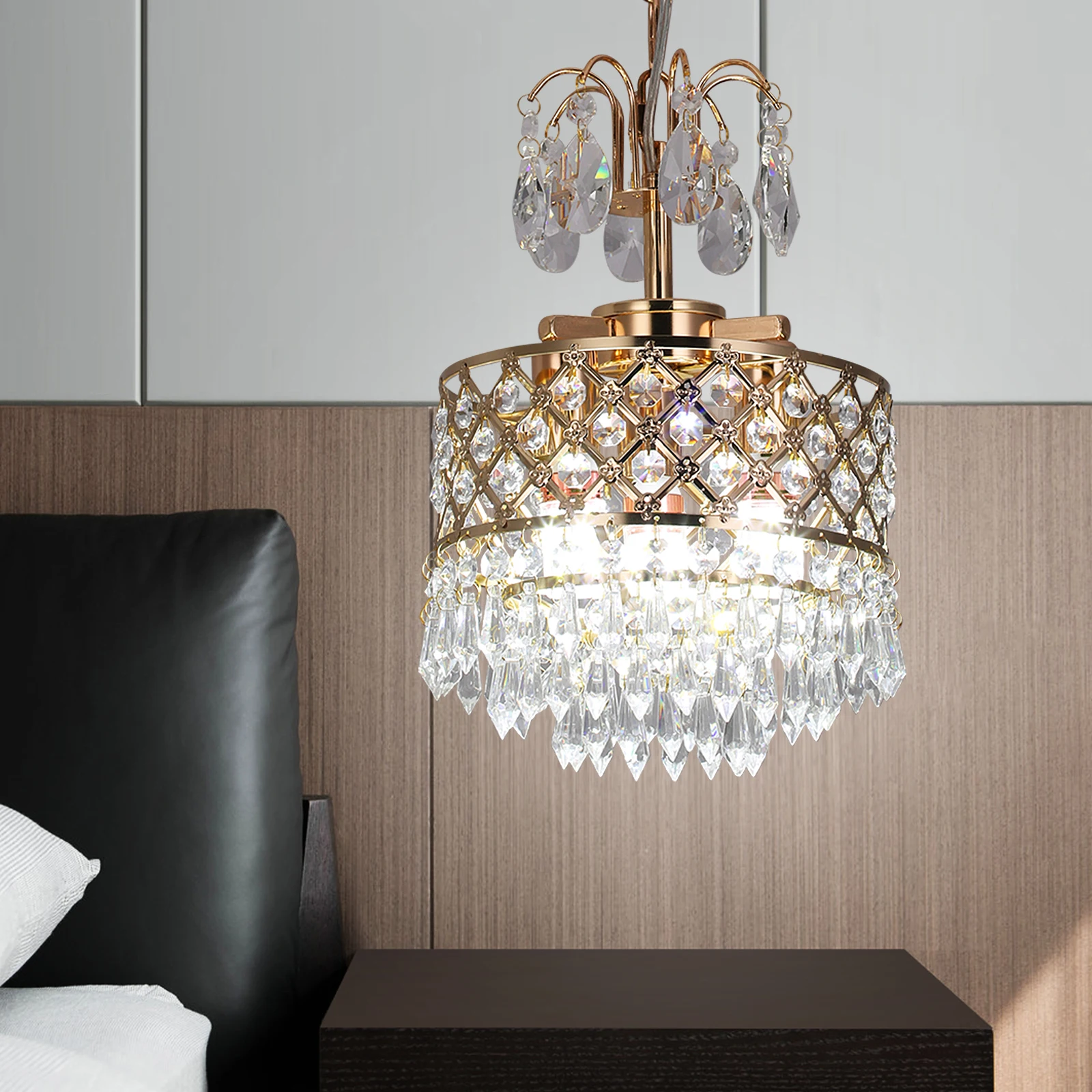 Retro Pendant Lights Nordic Crystal LED Ceiling Lamps Chandelier Hanging Fixture Modern Hotel Decor Dining Living Room Luminaire
Retro Pendant Lights Nordic Crystal LED Ceiling Lamps Chandelier Hanging Fixture Modern Hotel Decor Dining Living Room Luminaire