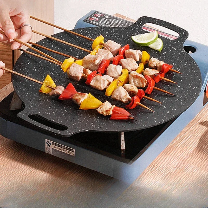 Outdoor Camping Barbecue Tray Non Stick Pot Household Korean Barbecue Commercial Portable Rice Stone Iron Plate
Outdoor Camping Barbecue Tray Non Stick Pot Household Korean Barbecue Commercial Portable Rice Stone Iron Plate