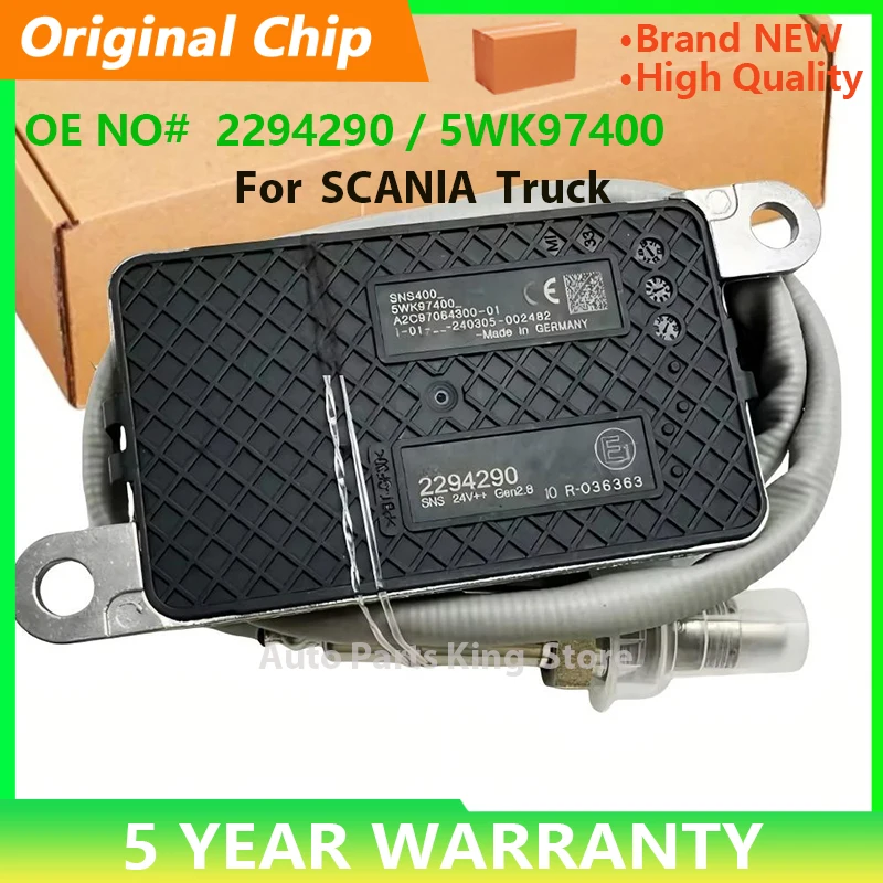 High quality New 2294290 5WK97400 2064768 2247380 2296800 Nitrogen Oxide Sensor For Scania Euro 6 Truck
High quality New 2294290 5WK97400 2064768 2247380 2296800 Nitrogen Oxide Sensor For Scania Euro 6 Truck