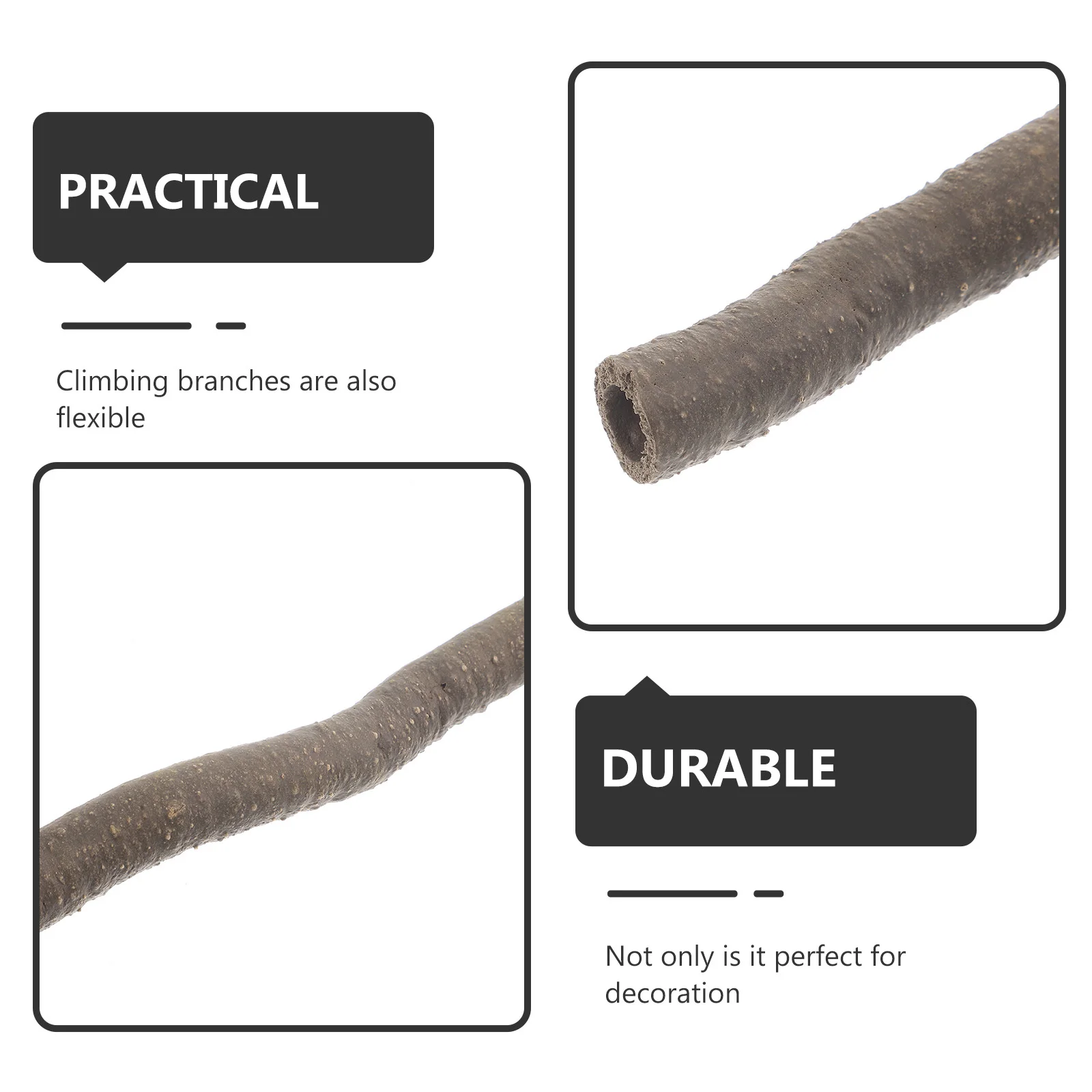 Reptile Habitat Vine Jungle Climber Flexible Artificial Decorative Vine for Terrarium Climbing Branch Reptile Decor
Reptile Habitat Vine Jungle Climber Flexible Artificial Decorative Vine for Terrarium Climbing Branch Reptile Decor