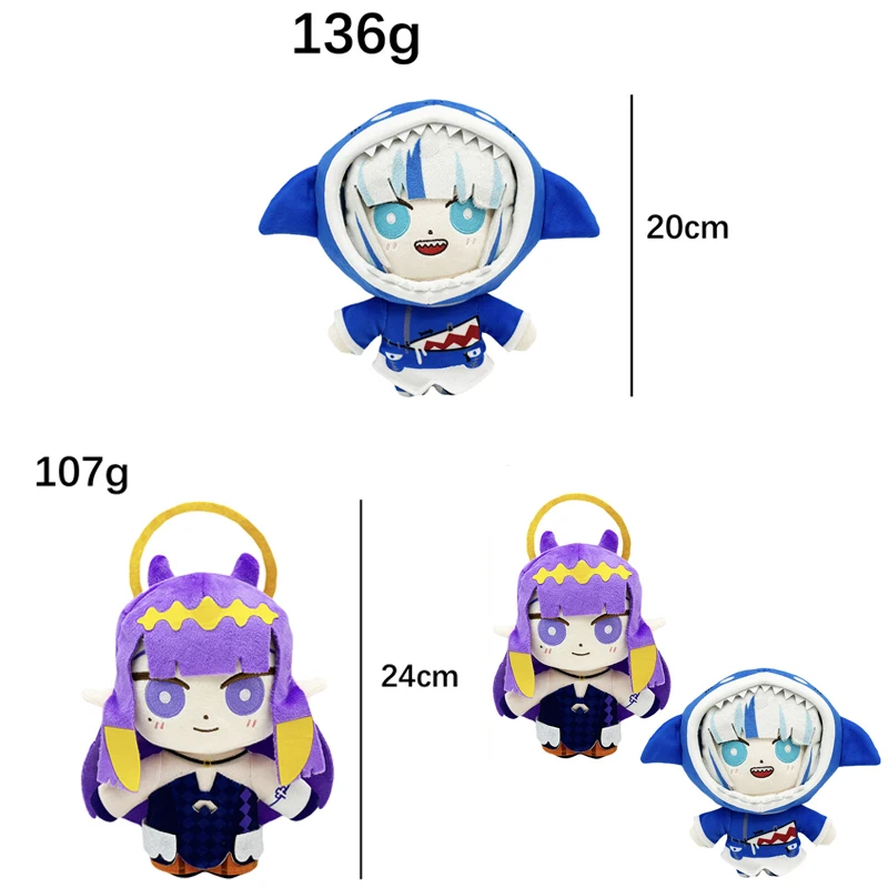 Hololive Plush Toy Cute Gawr Gura Inugami Korone Houshou Marine Suisei Cap Oozora Subaru Cosplay Stuffed Dolls
Hololive Plush Toy Cute Gawr Gura Inugami Korone Houshou Marine Suisei Cap Oozora Subaru Cosplay Stuffed Dolls