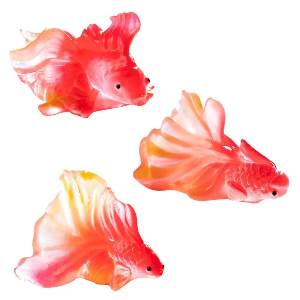3 Pcs Micro Landscape Goldfish Ornaments Fishing Figurines Tank Decorations Bottle Desktop Resin Aquarium
3 Pcs Micro Landscape Goldfish Ornaments Fishing Figurines Tank Decorations Bottle Desktop Resin Aquarium