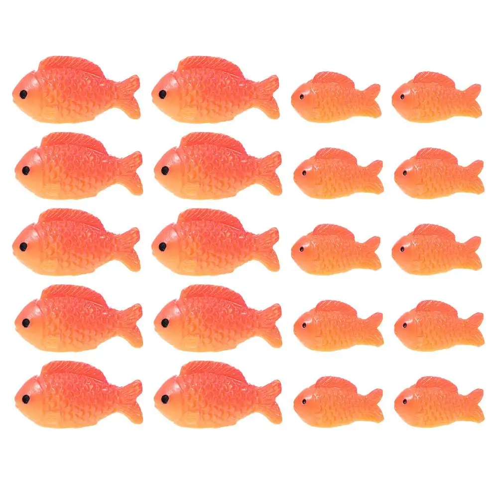 20 Pcs Mini Simulated Fish Large 10 Small 10 Resin Artificial Aquarium Decorations Landscape Ornaments Tiny Toys Sea Animals
20 Pcs Mini Simulated Fish Large 10 Small 10 Resin Artificial Aquarium Decorations Landscape Ornaments Tiny Toys Sea Animals