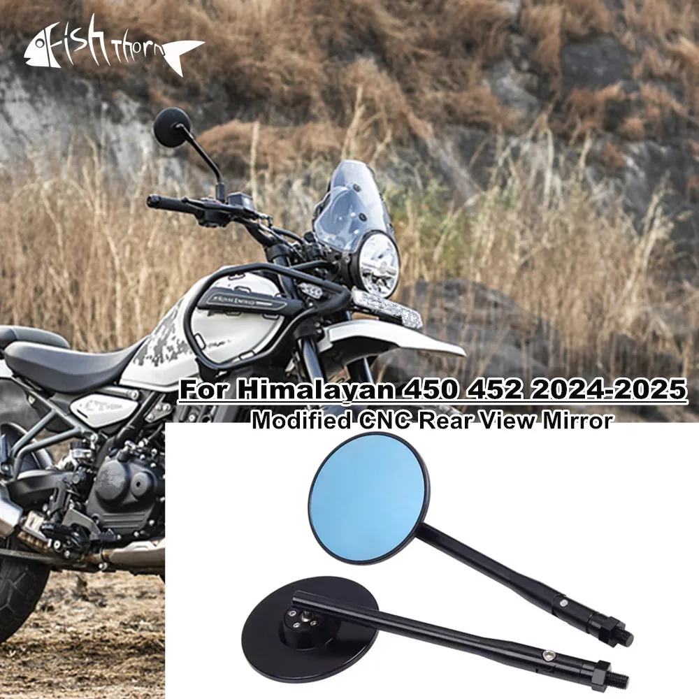 Motorcycle CNC Rear View Mirror Modified Rear View Mirror For Himalayan 450 452 Himalayan450 2024-2025
Motorcycle CNC Rear View Mirror Modified Rear View Mirror For Himalayan 450 452 Himalayan450 2024-2025