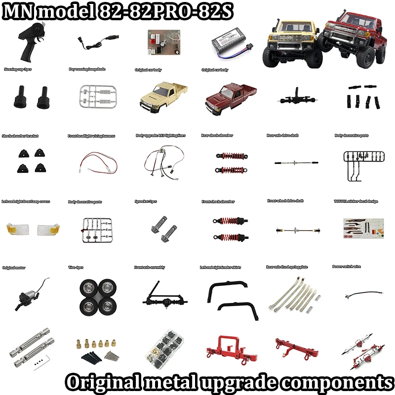 MN MN82S LC79 MN82 Pro Front Rear Axle Wheel Tire Gearbox Light Set Sevor Receiver Remote Control OP Rc Crawler Upgrade Parts
MN MN82S LC79 MN82 Pro Front Rear Axle Wheel Tire Gearbox Light Set Sevor Receiver Remote Control OP Rc Crawler Upgrade Parts