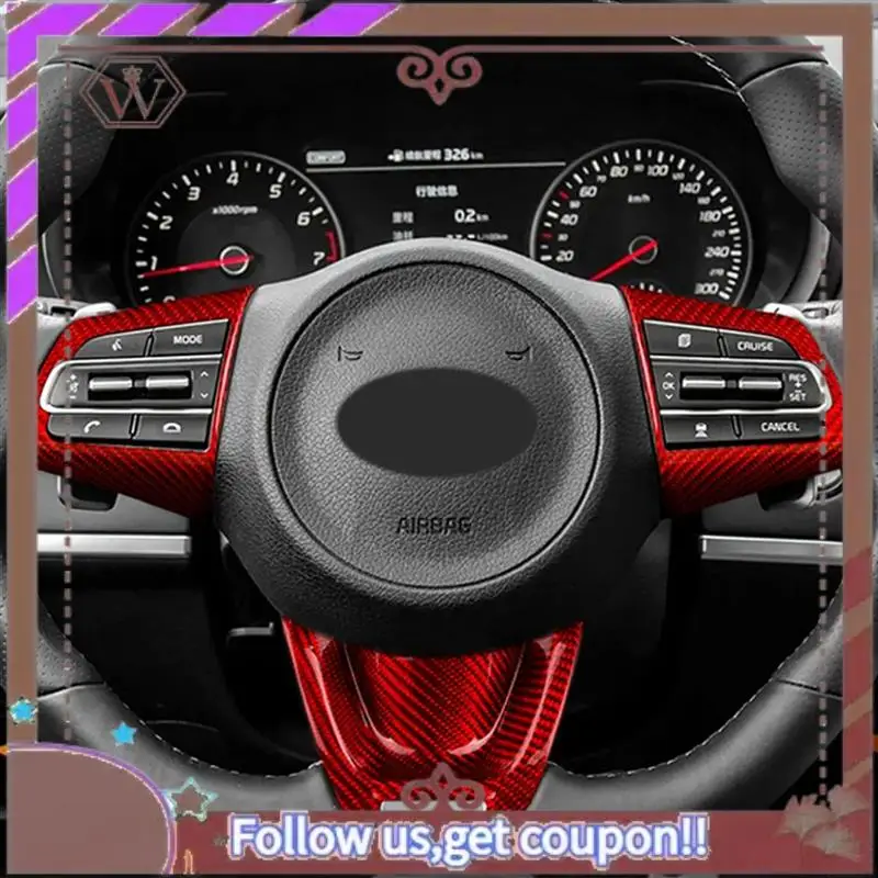 A57E-Car Steering Wheel Panel Real Hard Carbon Fiber Cover Interior Trim Accessories For Kia Stinger 2018-2023
A57E-Car Steering Wheel Panel Real Hard Carbon Fiber Cover Interior Trim Accessories For Kia Stinger 2018-2023
