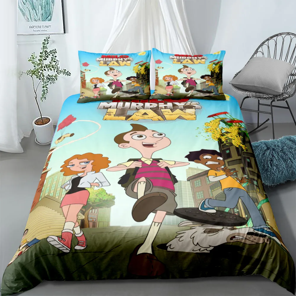 Milo Murphy's Law Duvet Cover Set without sheet King Queen Double Full Twin Single Size Bed Linen Set
Milo Murphy's Law Duvet Cover Set without sheet King Queen Double Full Twin Single Size Bed Linen Set