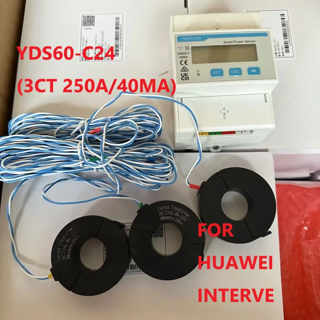 CHINT YDS70-C16 YDS60-C24 Meter For HUAWEI Inverter Single Three Phase DIN Rail RS485 Energy Power Meter DDSU666-H DTSU666-H
CHINT YDS70-C16 YDS60-C24 Meter For HUAWEI Inverter Single Three Phase DIN Rail RS485 Energy Power Meter DDSU666-H DTSU666-H