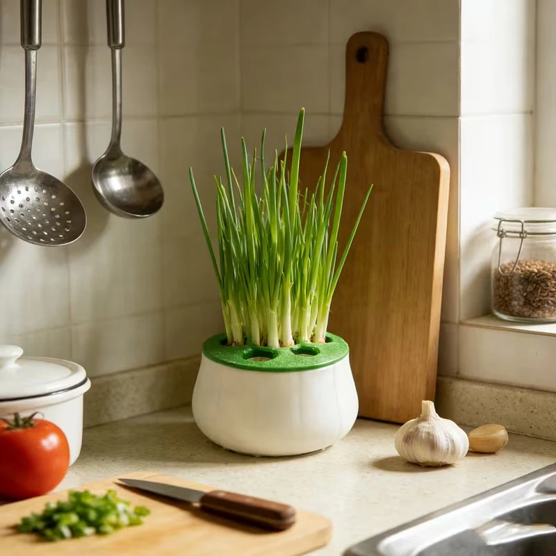 Green Onion Regeneration Planter Pot 3D Printed Hydroponic Plant Propagation Station Indoor Kitchen Gardening Home Gardening
Green Onion Regeneration Planter Pot 3D Printed Hydroponic Plant Propagation Station Indoor Kitchen Gardening Home Gardening
