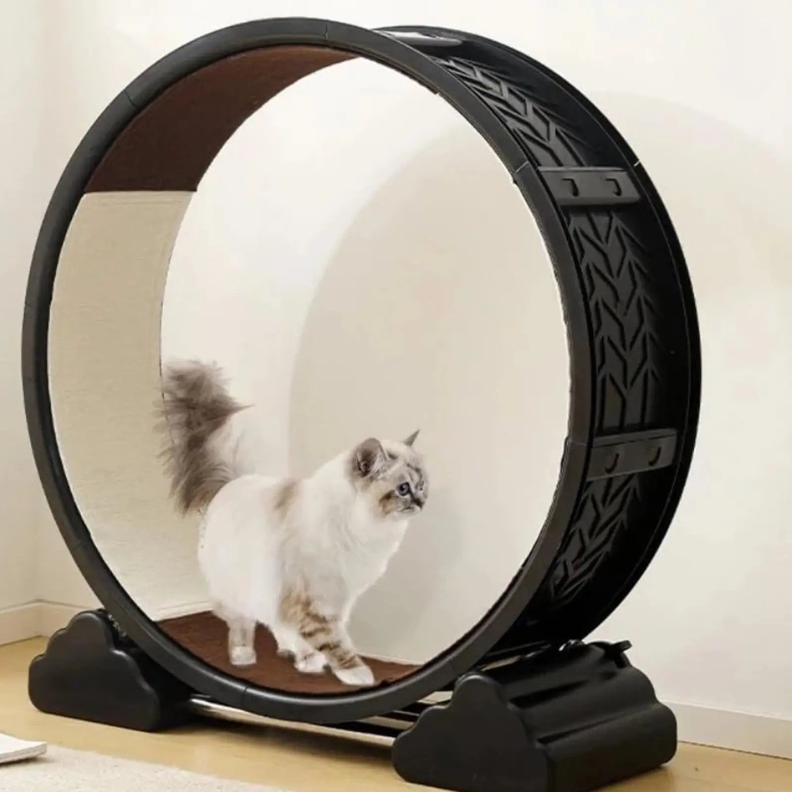 Cat Running Wheel Silent Function Cat Exercise Wheel Pet Furniture Safety Lock Easy Assembly for Indoor Felines
Cat Running Wheel Silent Function Cat Exercise Wheel Pet Furniture Safety Lock Easy Assembly for Indoor Felines