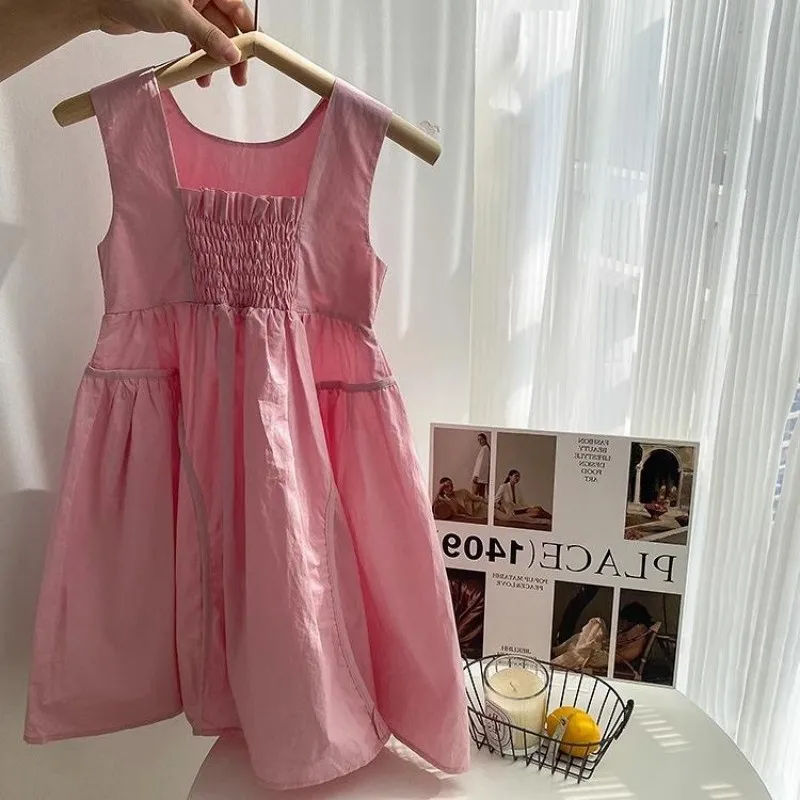 Baby Girl Summer Vest Dress Fashionable Simple Cotton A-Line Dress for Children New Style Basic Cotton Summer Dress for Girls
Baby Girl Summer Vest Dress Fashionable Simple Cotton A-Line Dress for Children New Style Basic Cotton Summer Dress for Girls