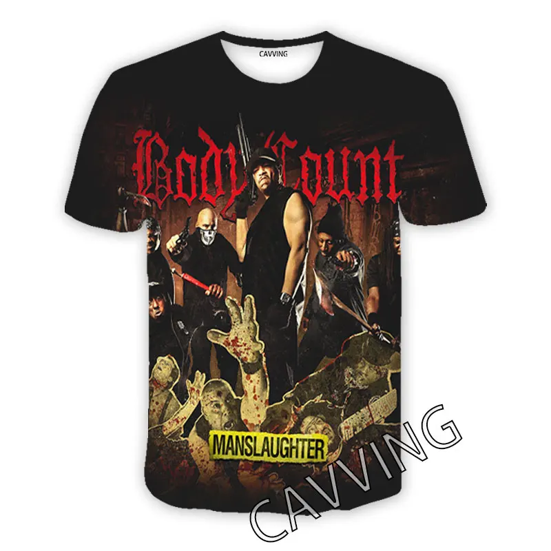 CAVVING 3D Printed BODY COUNT METAL Casual T-shirts Hip Hop T Shirts Harajuku Styles Tops Clothing for Men/women
CAVVING 3D Printed BODY COUNT METAL Casual T-shirts Hip Hop T Shirts Harajuku Styles Tops Clothing for Men/women