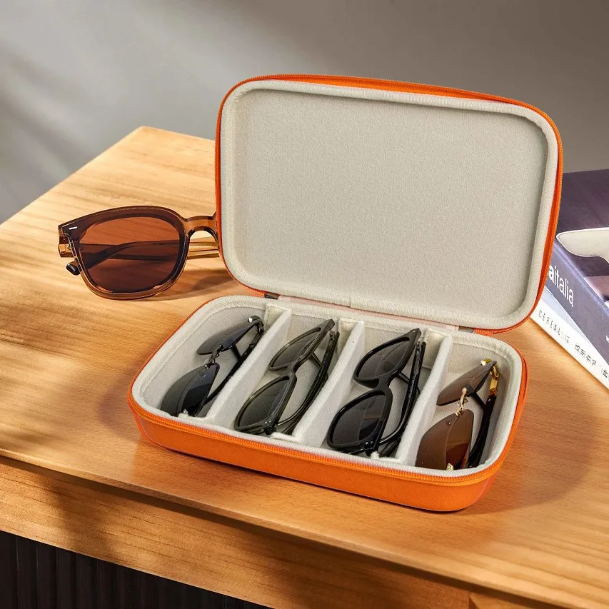 Sunglasses Case EVA Hard Shell Portable Pressure Resistant Glasses Box With DIY Dividers For Glasses Travel Storage Accessories
Sunglasses Case EVA Hard Shell Portable Pressure Resistant Glasses Box With DIY Dividers For Glasses Travel Storage Accessories