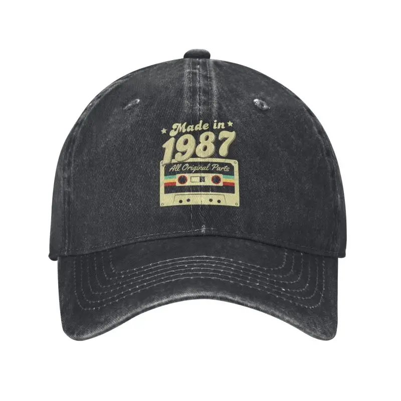 Personalized Cotton Made In 1987 Baseball Cap Sun Protection Women Men's Adjustable Original Parts Birthday Gift Dad Hat Autumn
Personalized Cotton Made In 1987 Baseball Cap Sun Protection Women Men's Adjustable Original Parts Birthday Gift Dad Hat Autumn