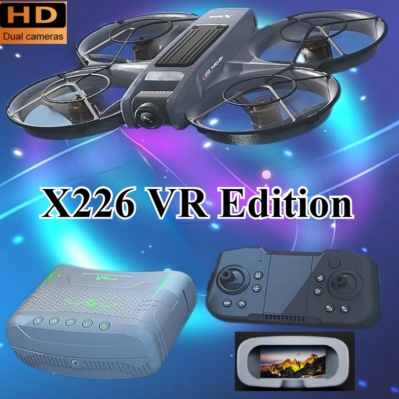 X226 Version Monitor Drone VR Aerial Photography Aircraft Brushless Motor ESC Camera Optical Flow Fixed Height Headless Mode
X226 Version Monitor Drone VR Aerial Photography Aircraft Brushless Motor ESC Camera Optical Flow Fixed Height Headless Mode