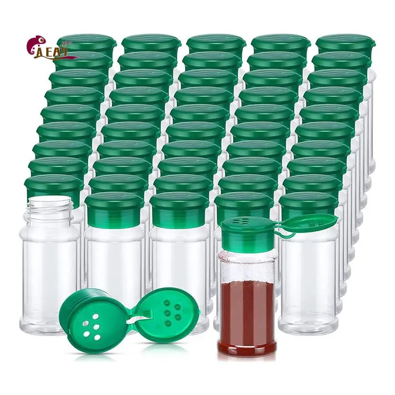 AEA9-50Pcs Plastic Spice Jars With Shaker Lids Spice Containers Plastic Spice Bottles Seasoning Shaker Jars 3.3Oz/100Ml
AEA9-50Pcs Plastic Spice Jars With Shaker Lids Spice Containers Plastic Spice Bottles Seasoning Shaker Jars 3.3Oz/100Ml