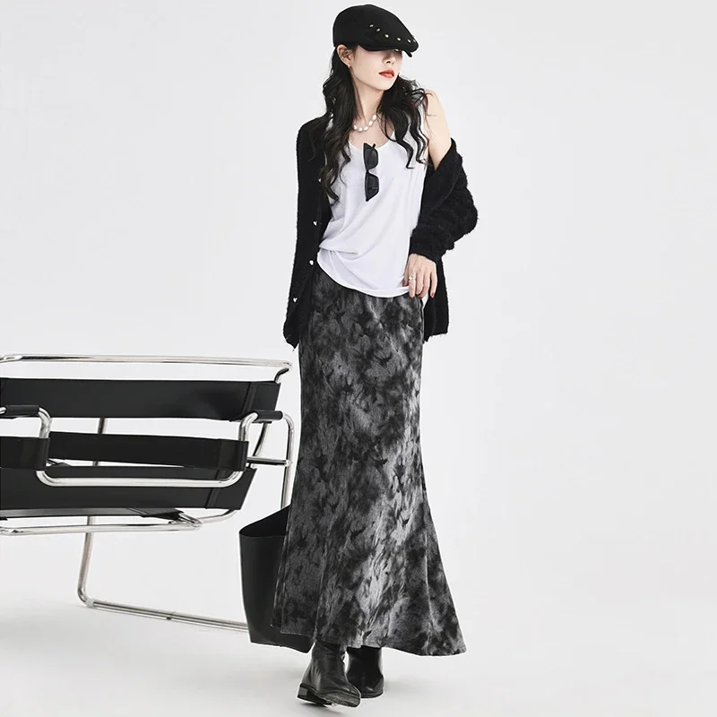 2024 Spring New Midi Skirts Women Basic Retro Chic Tie-dye Design Ladies Casual Fashion Vintage Long Skirt Korean Clothing
2024 Spring New Midi Skirts Women Basic Retro Chic Tie-dye Design Ladies Casual Fashion Vintage Long Skirt Korean Clothing