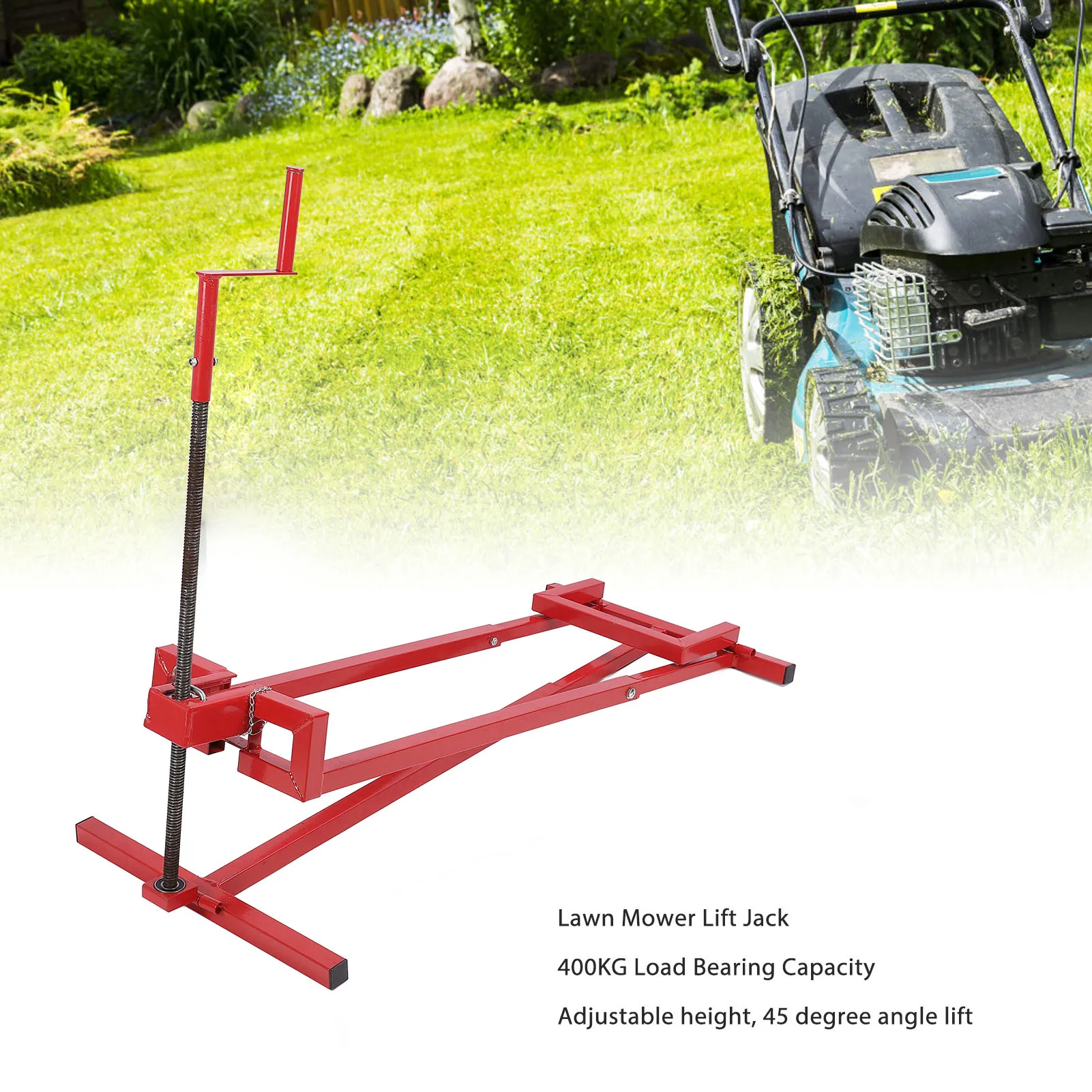 Домкрат для газонокосилки, подъемник для садового трактора, складной домкрат для триммера, несущая способность 400 кг SM‐ML01
Домкрат для газонокосилки, подъемник для садового трактора, складной домкрат для триммера, несущая способность 400 кг SM‐ML01