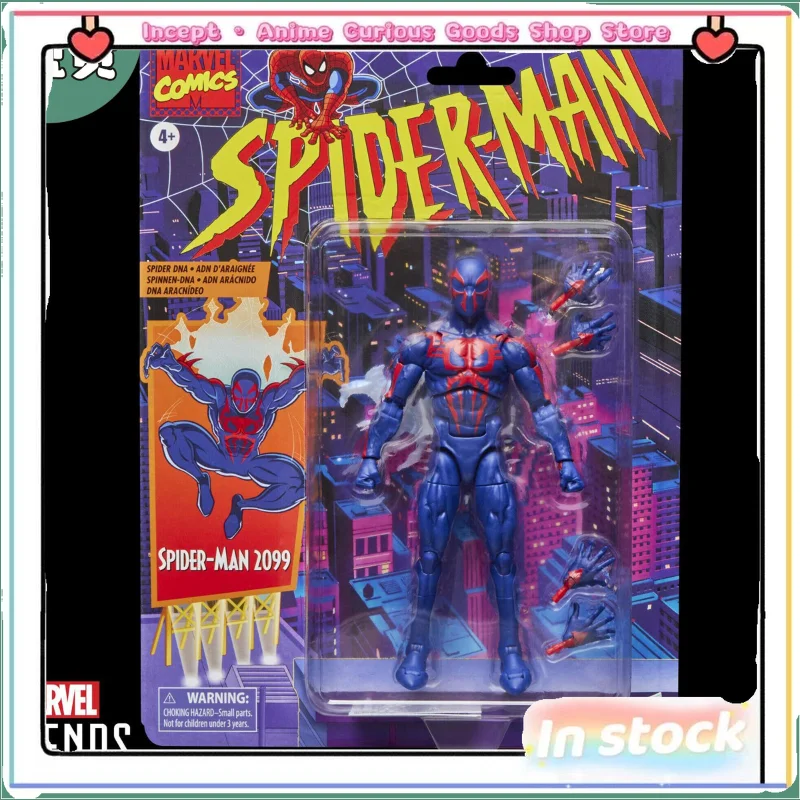 Spot Hasbro MARVEL LEGENDS Spider-Man Retro Hanging Card Spider-Man 2099 Deluxe Set Fans Love Collectible Gifts
Spot Hasbro MARVEL LEGENDS Spider-Man Retro Hanging Card Spider-Man 2099 Deluxe Set Fans Love Collectible Gifts