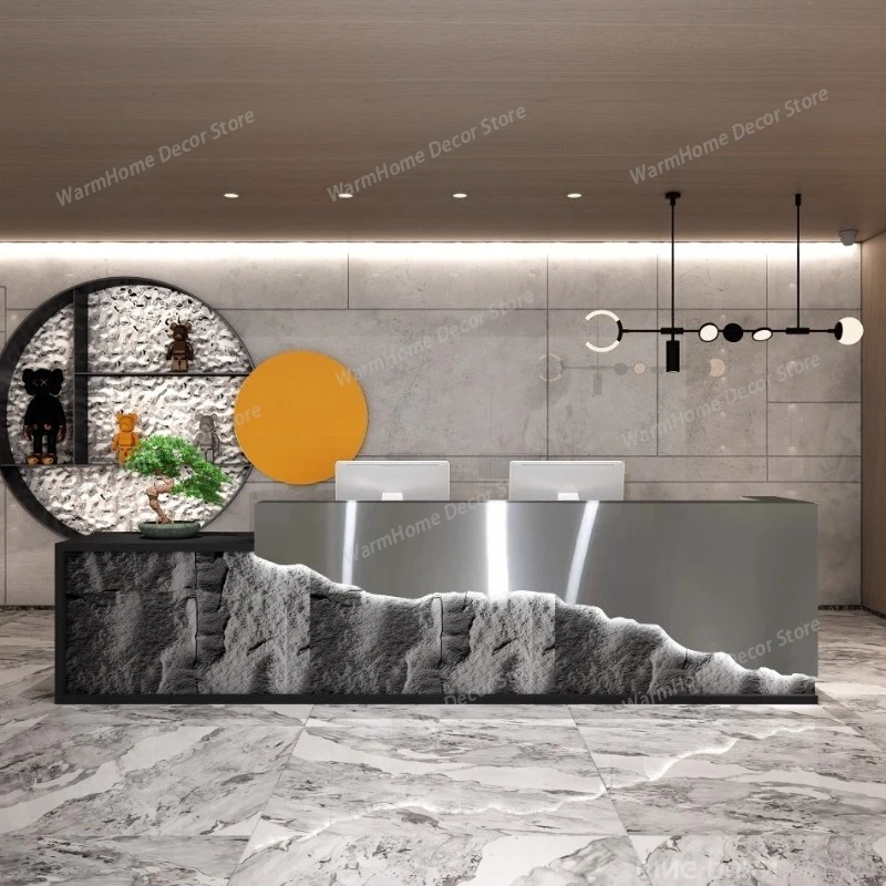 Stainless Steel Led Lights Reception Desks Black Display Reception Desks Executive Design Mostrador De Tienda Trendy Furniture
Stainless Steel Led Lights Reception Desks Black Display Reception Desks Executive Design Mostrador De Tienda Trendy Furniture