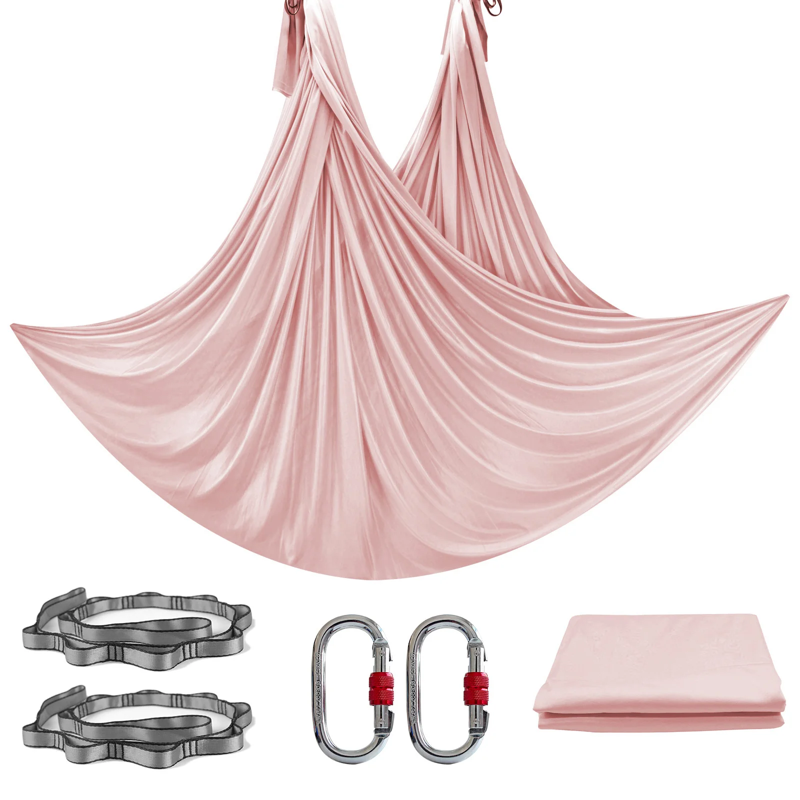 5 meters Aerial Yoga Hammock Set Home Carabiner Daisy Chain Accessories Medium Elastic Monochrome Sling for Yoga Studio
5 meters Aerial Yoga Hammock Set Home Carabiner Daisy Chain Accessories Medium Elastic Monochrome Sling for Yoga Studio