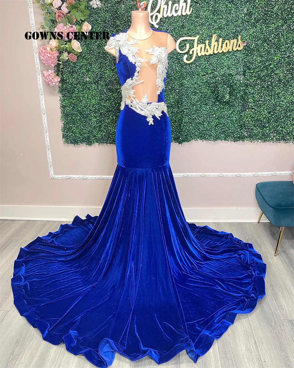 King Blue Velvet Rhinestones Prom Dress For Black Girls 2024 Luxury Crystal Beaded African Birthday Queen Gowns Customized
King Blue Velvet Rhinestones Prom Dress For Black Girls 2024 Luxury Crystal Beaded African Birthday Queen Gowns Customized