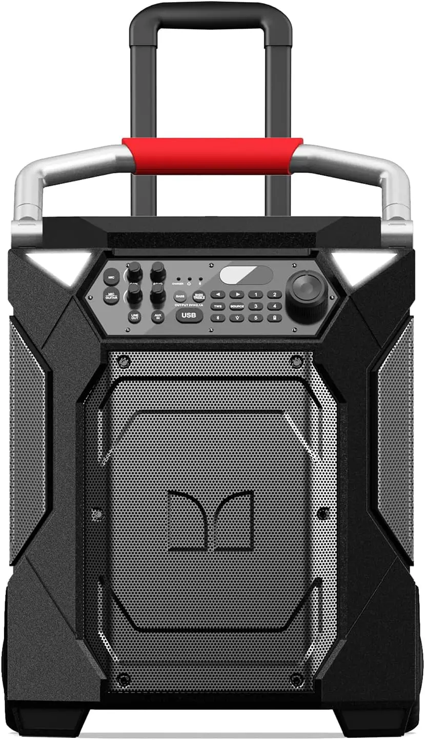 Rockin’ Roller 360 Indoor/Outdoor Portable Bluetooth Speaker | Up to 240W of 360 Degree Sound & Up to 100 Hours of Playtime | In
Rockin’ Roller 360 Indoor/Outdoor Portable Bluetooth Speaker | Up to 240W of 360 Degree Sound & Up to 100 Hours of Playtime | In