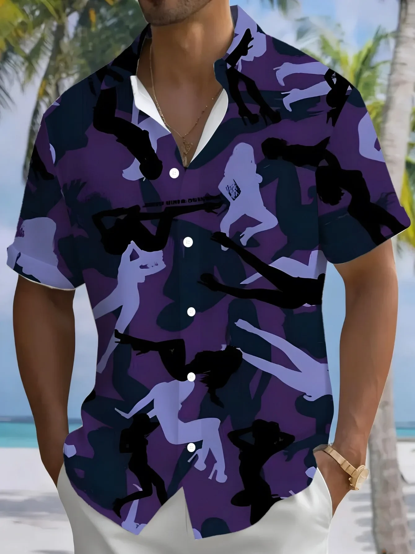 Men's Summer Beach Party ShirtMan Women Short Sleeve Hawaiian Casual Fashion Print Lightweight Breathable Tops
Men's Summer Beach Party ShirtMan Women Short Sleeve Hawaiian Casual Fashion Print Lightweight Breathable Tops