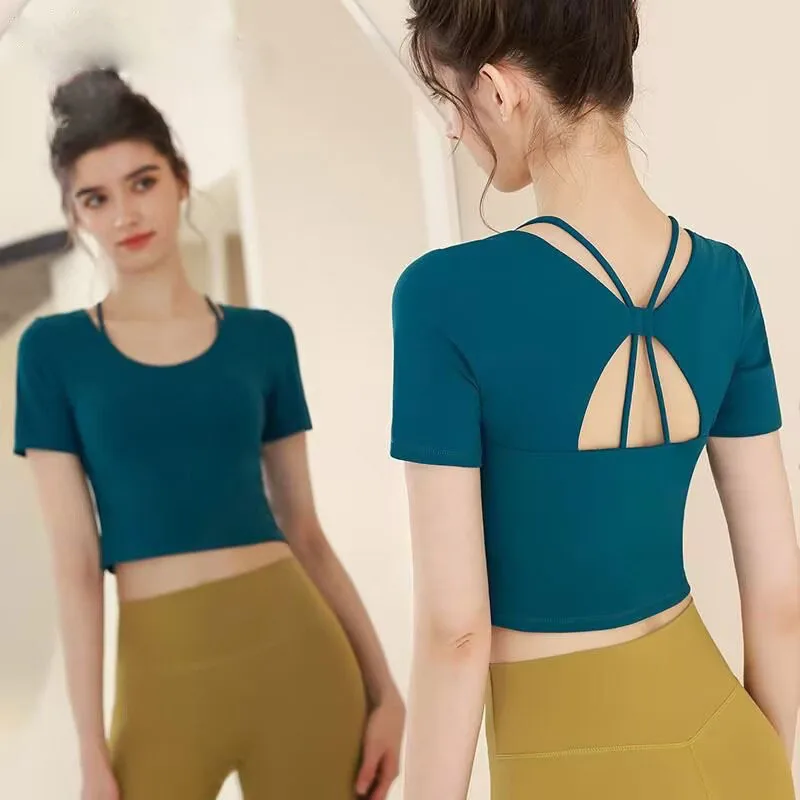 Women's Yoga Sportswear ort Sve Fitn Set with Chest Pad Slimming Profional Exercise Ba Design 2024 New Sle
Women's Yoga Sportswear ort Sve Fitn Set with Chest Pad Slimming Profional Exercise Ba Design 2024 New Sle