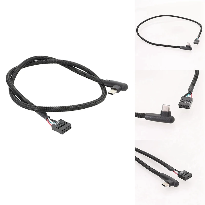 1Pcs USB 9Pin To Type C Cable For Computer Motherboard Anti Shielding Mesh Line Enhances Stability And Speed 60CM Easy To Use
1Pcs USB 9Pin To Type C Cable For Computer Motherboard Anti Shielding Mesh Line Enhances Stability And Speed 60CM Easy To Use